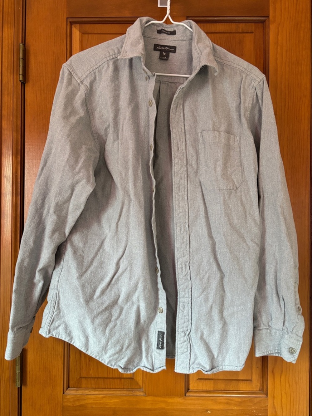 Eddie Bauer Light Gray Men's Shirt